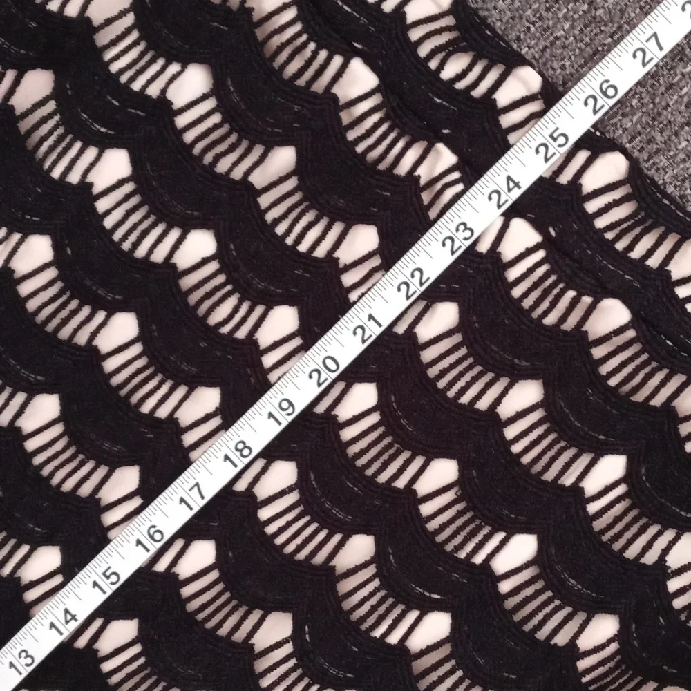 🖤Kate Spade🖤 - Black/Cream Virginia Lace Scallop Skirt
